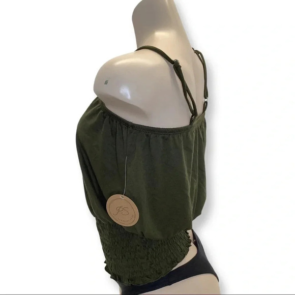 Parallel Skies Size Small Hunter Green With Adjustable Strap & Elastic Band. New - Picture 2 of 3